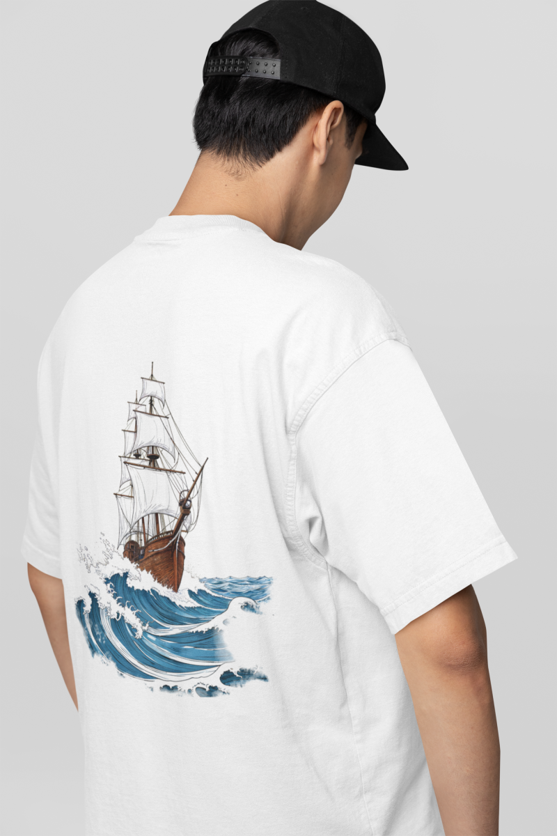 Sail Away Oversized Tee