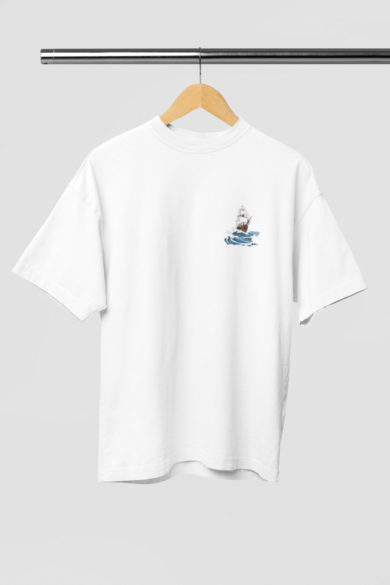 Sail Away Oversized Tee - Image 3