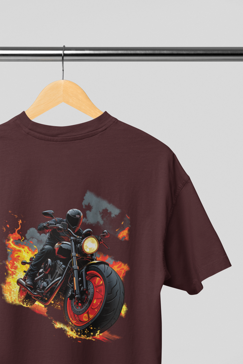 Flame Rider Oversized Tee - Image 3