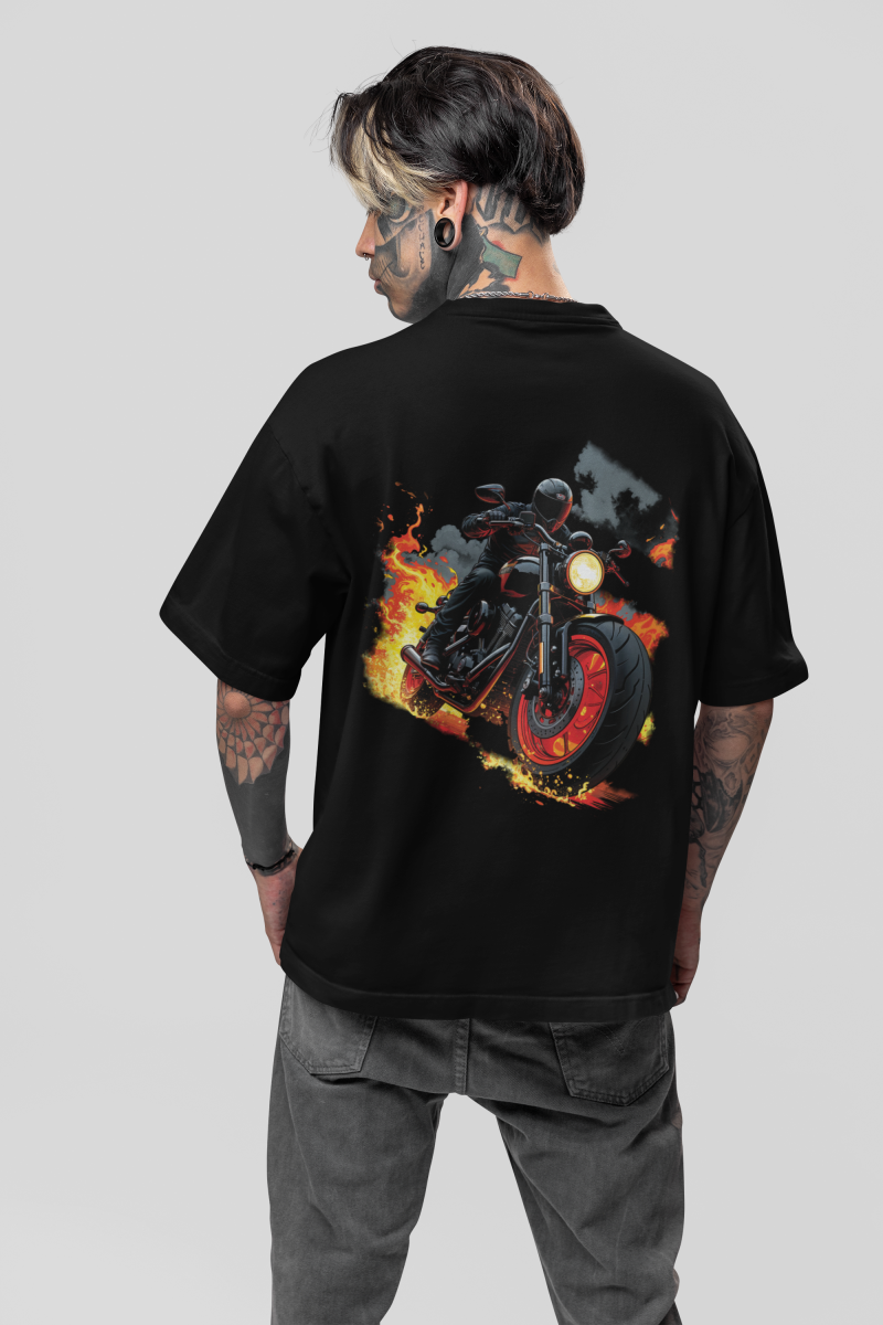 Flame Rider Oversized Tee