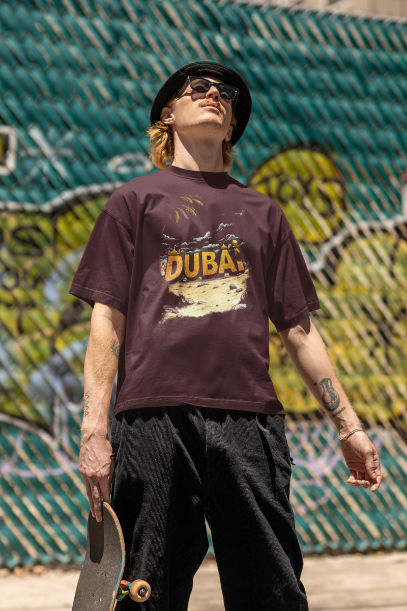 Dubai Vibes Oversized Tee