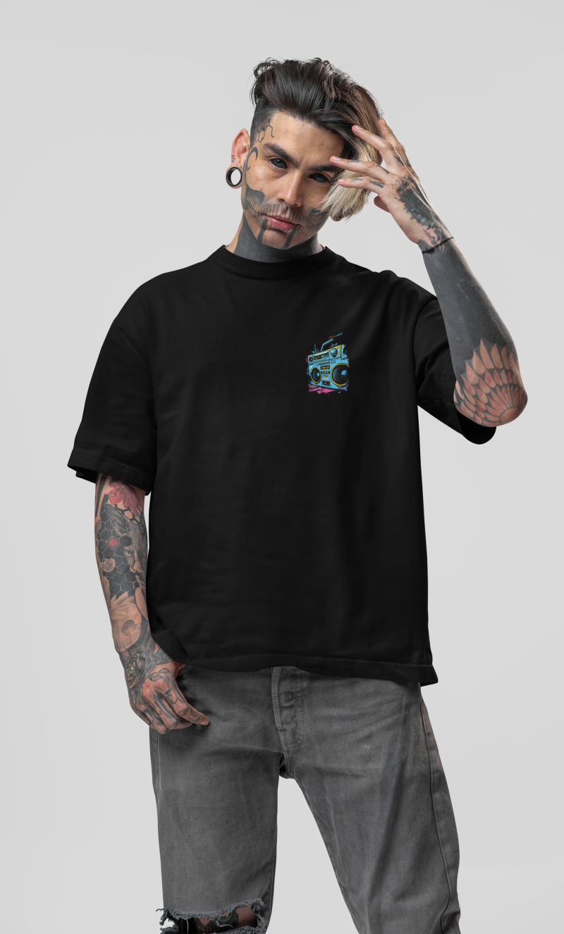 Turn Up Oversized Tee - Image 4