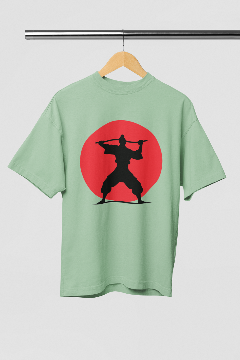 Ninja Silhouette Oversized Tee - Image 3