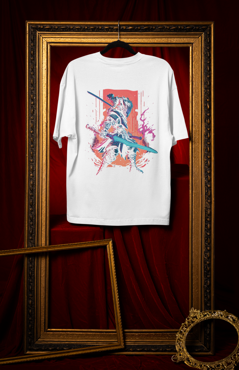 Samurai Fire Oversized Tee - Image 3