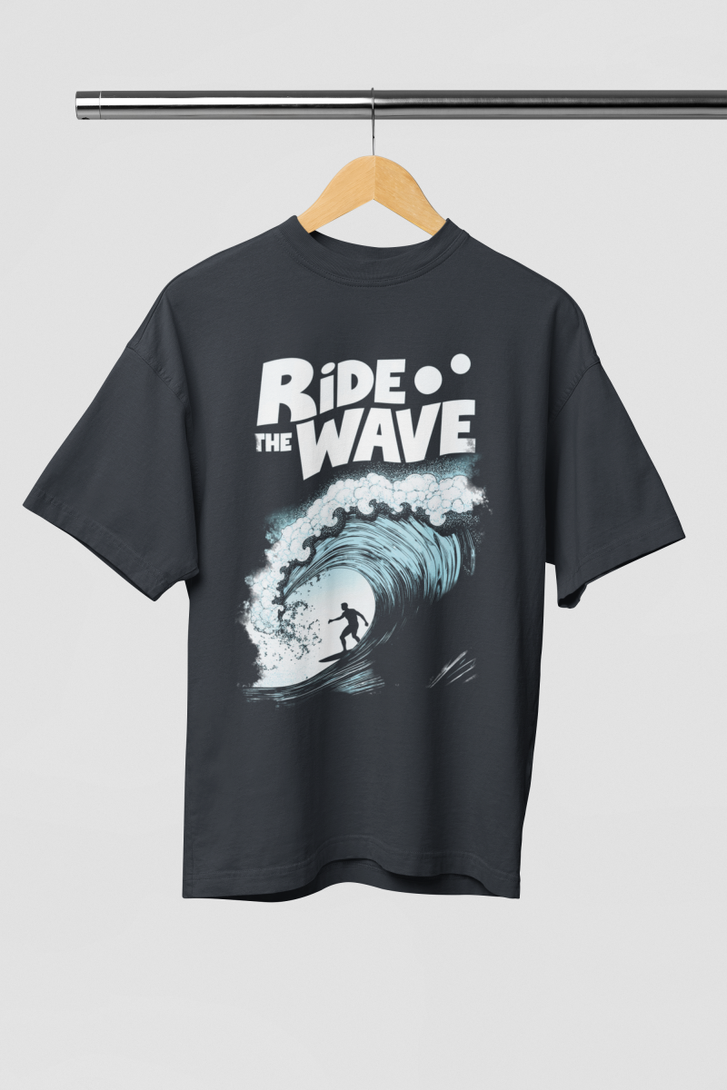 Ride the Wave Oversized Tee - Image 3