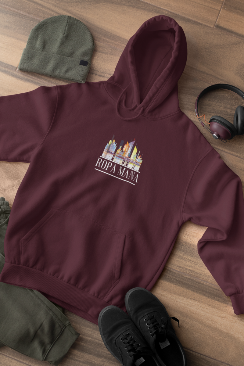 Cityscape Fusion Hoodie - Image 3