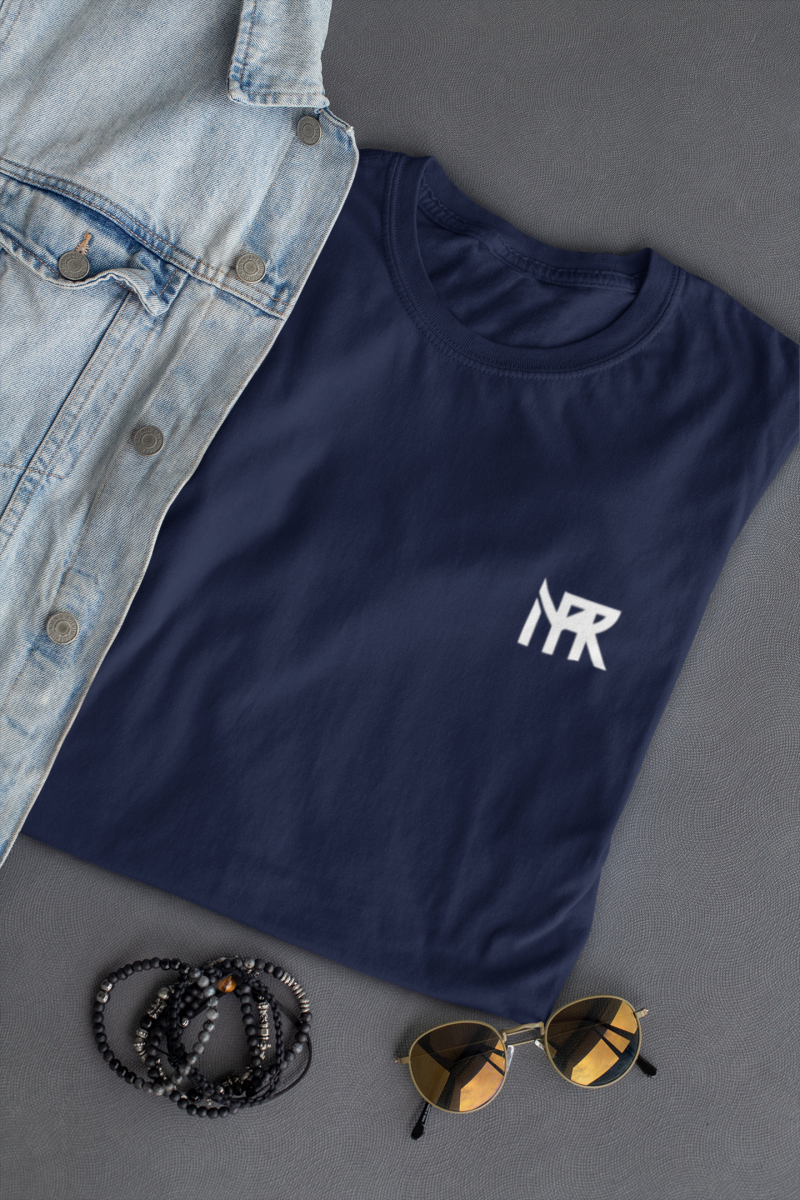 Calm Navy Blue Classic T-shirt - Image 3