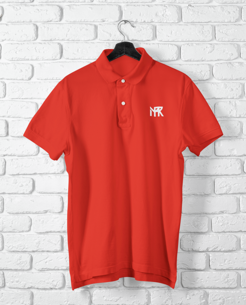 Brick Red Polo T-Shirt - Image 3