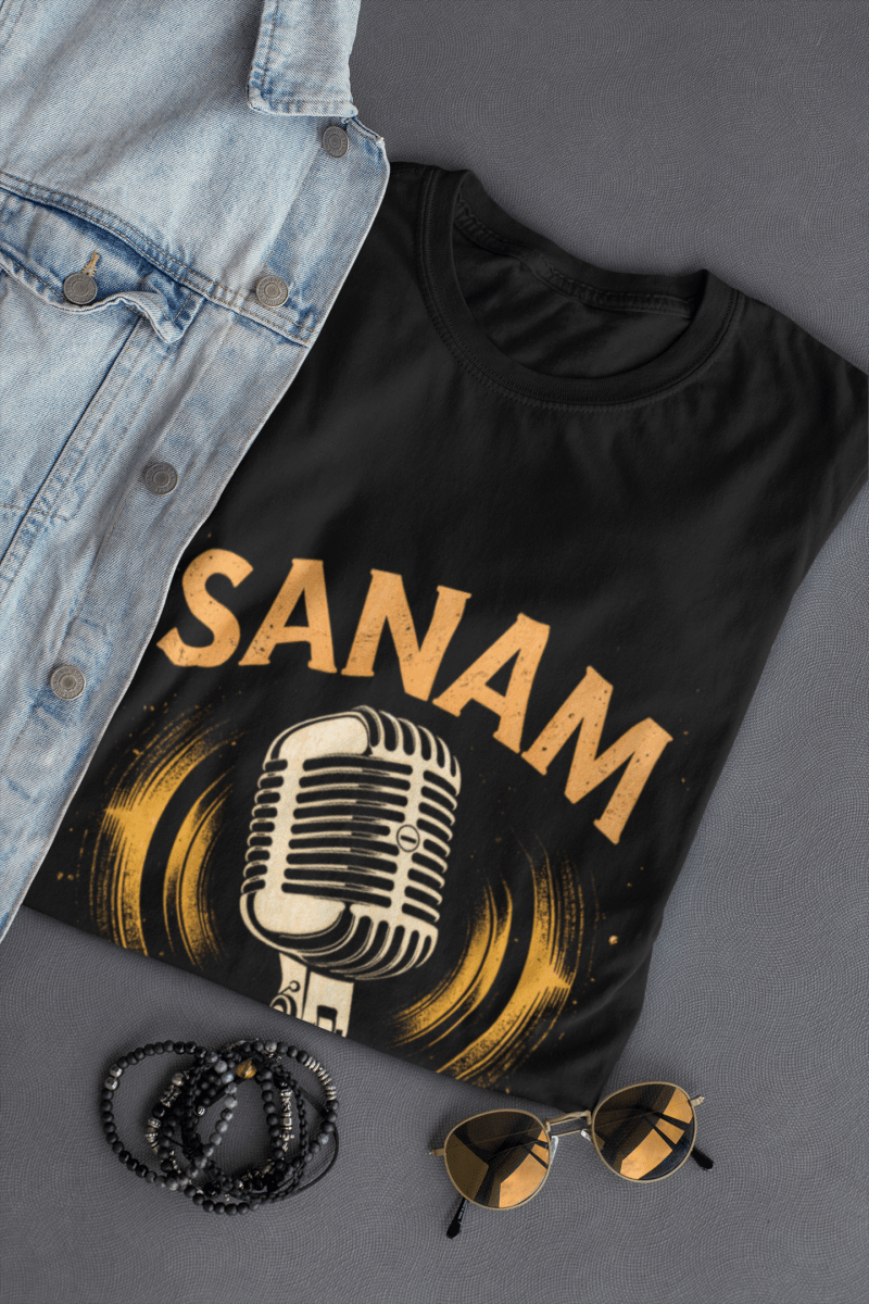 SANAM Vintage Mic Tee - Image 3